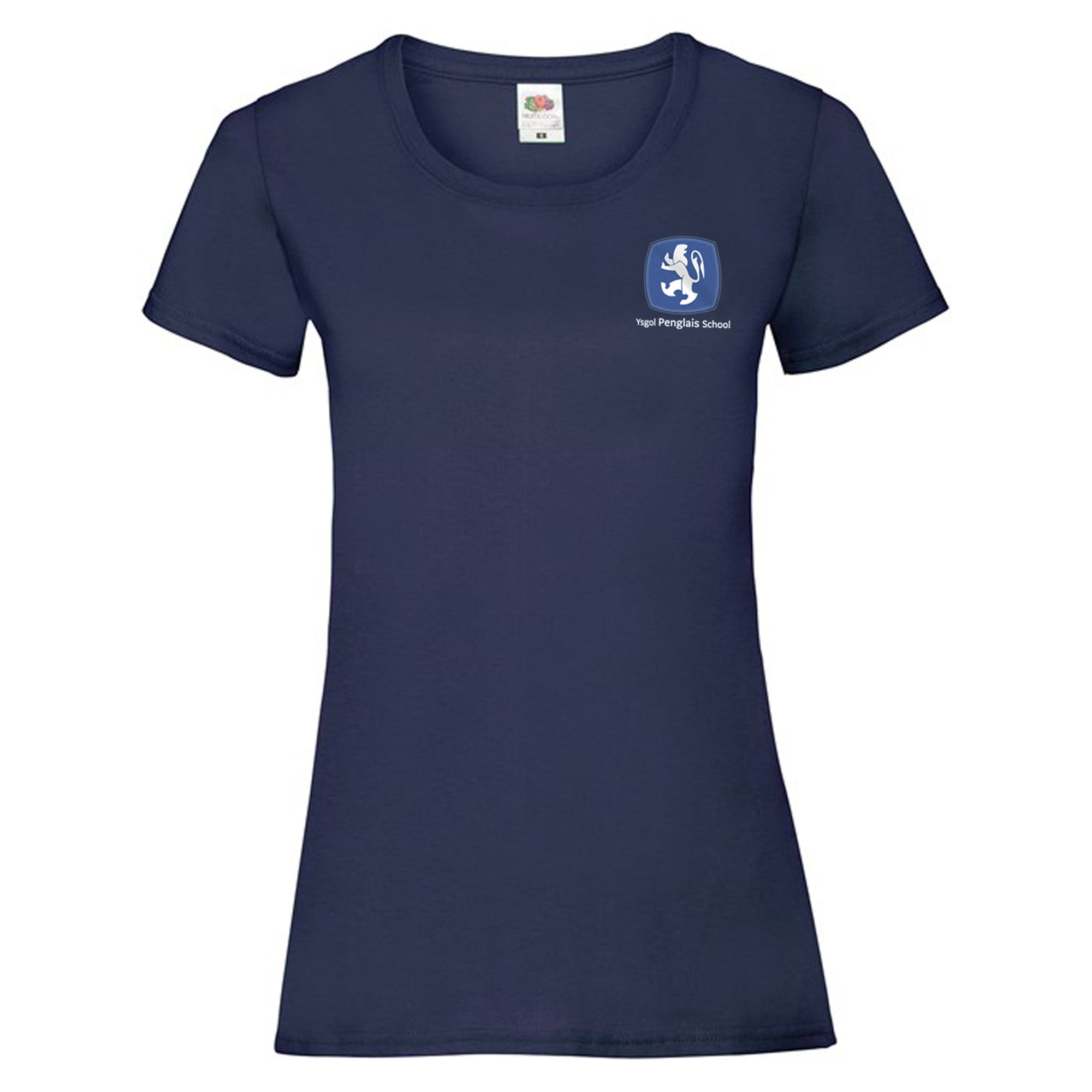 Ysgol Penglais School Women's Fit Navy Polyester PE T-Shirt