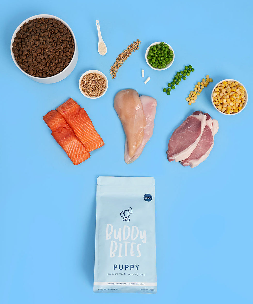 Thumbnail: Buddy Bites Puppy Kibbles
