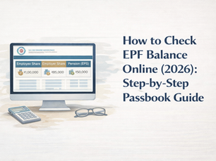How to Check EPF Balance Online (2026): Step-by-Step Passbook Guide