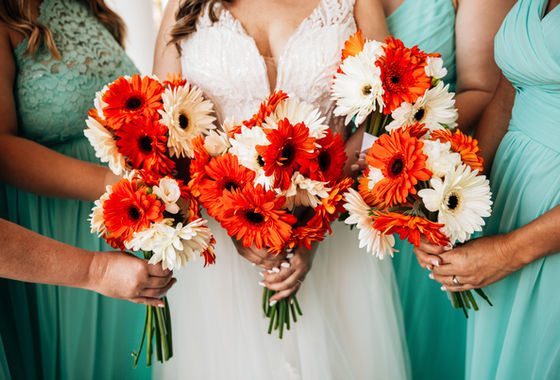 Wedding bouquets designed by TLE