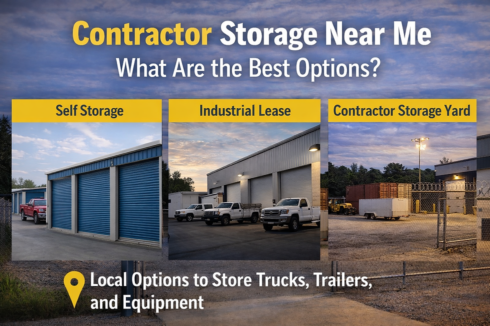 Contractor Storage Near Me What Are the Best Options?