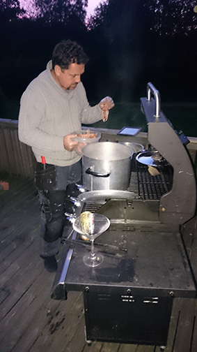 Cooking all the night long