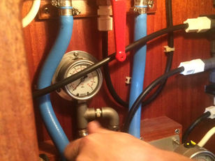 The pressure must go down to zero during the refit