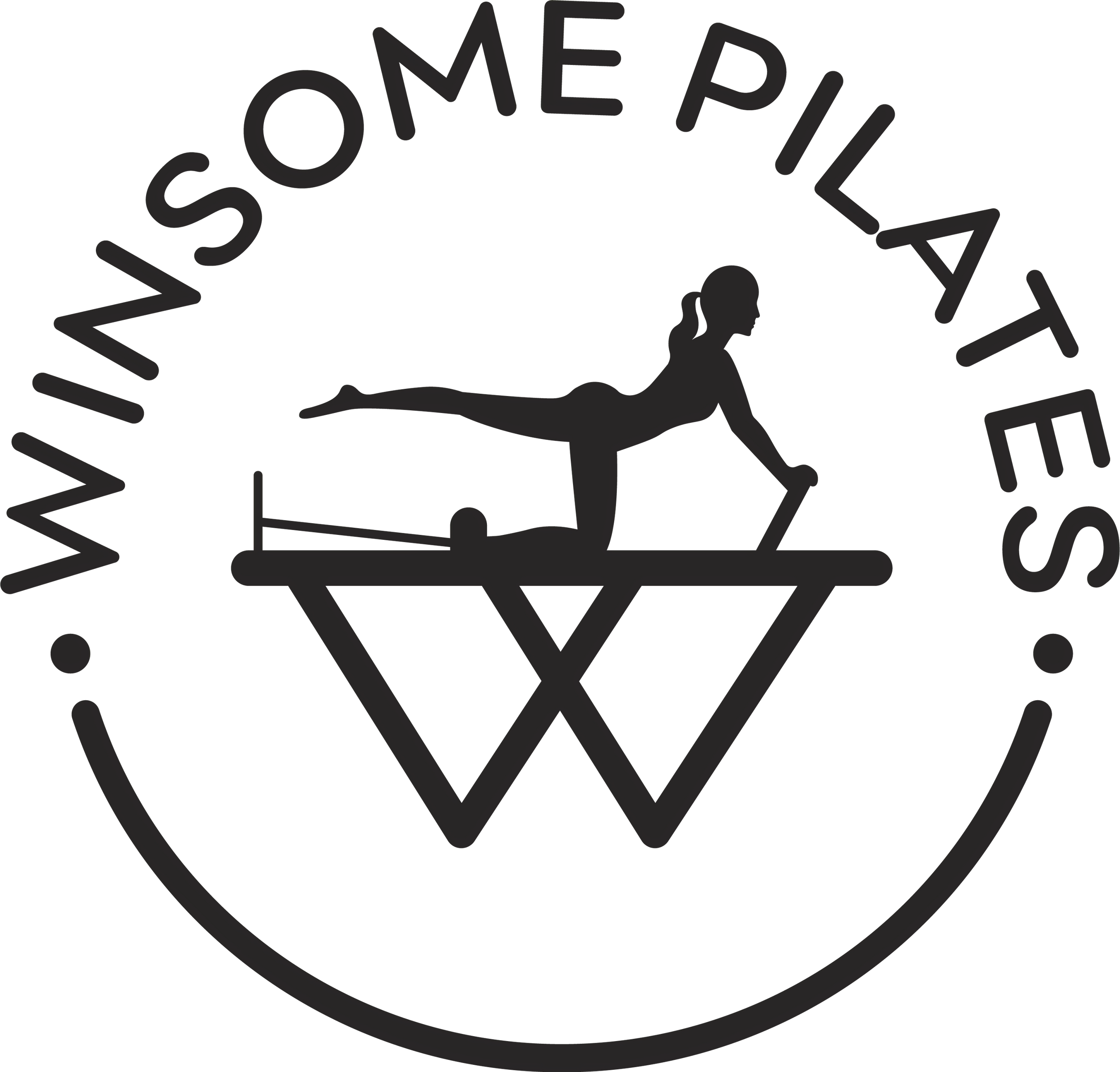 WINSOME PILATES logo