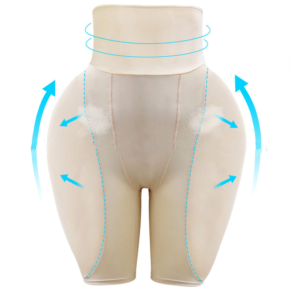 Thumbnail: Feng crotch sponge pad fake butt shapewear