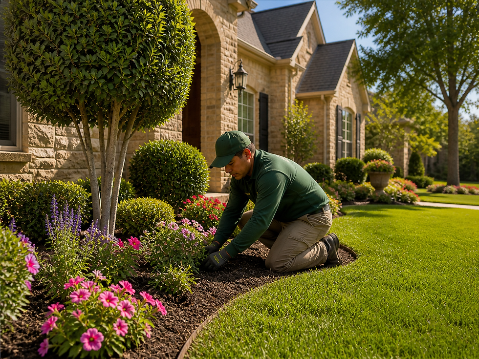 flower bed maintenance