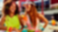 Two girls in workout attire at Gym and tonic on Virgin Voyages