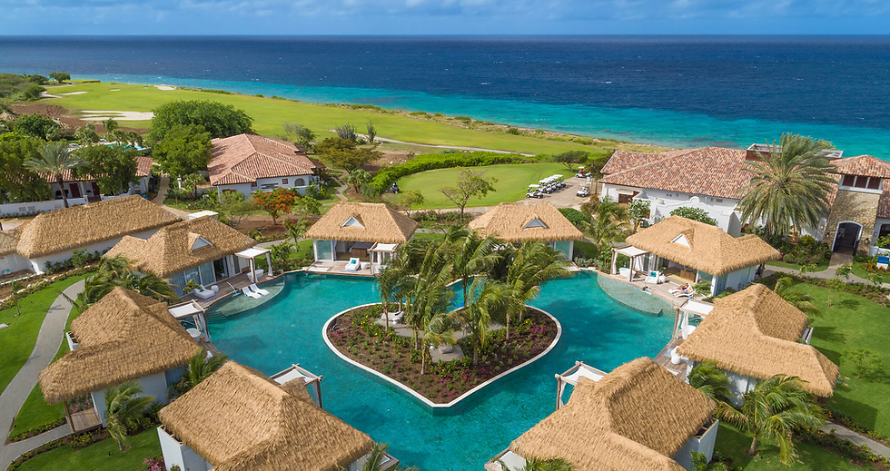 Kurason Island Poolside Butler Bungalow with Patio Tranquility tub at Sandals Curacao
