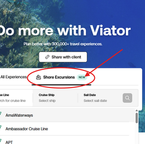 🛳️ NEW! Viator Tool Makes Booking Shore Excursions So Much Easier