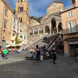 square and church in amalfi