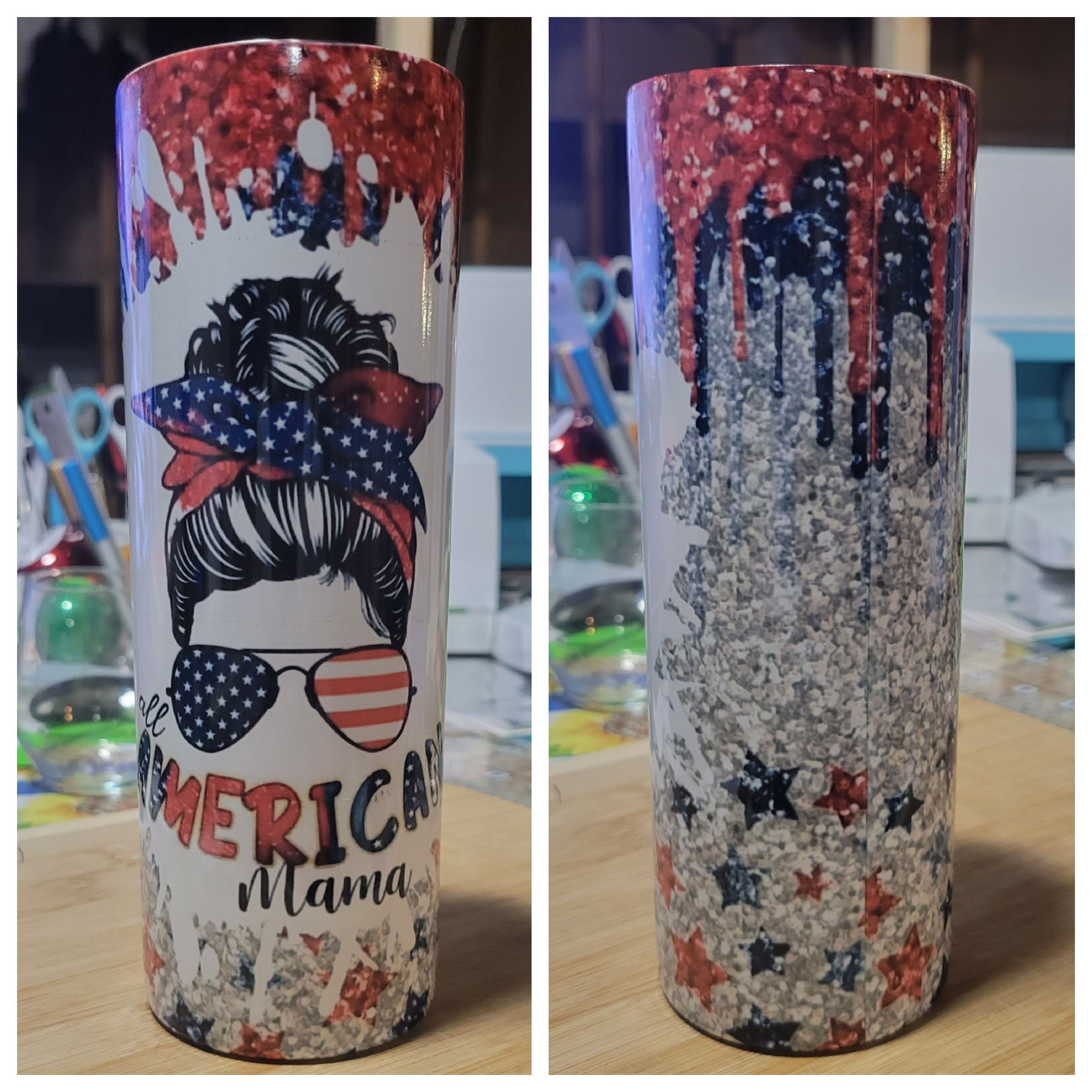 Glitter American Mama