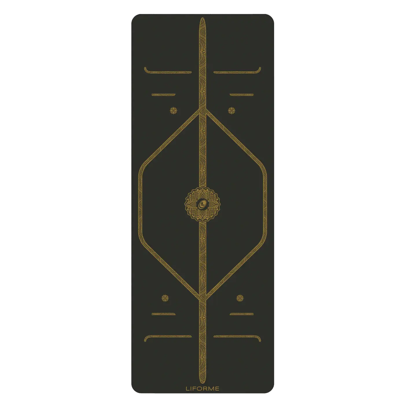 Liforme Black & Gold Yoga Mat