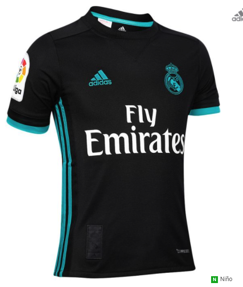Miniatura: CONJUNTO REAL MADRID JUNIOR NEGRO