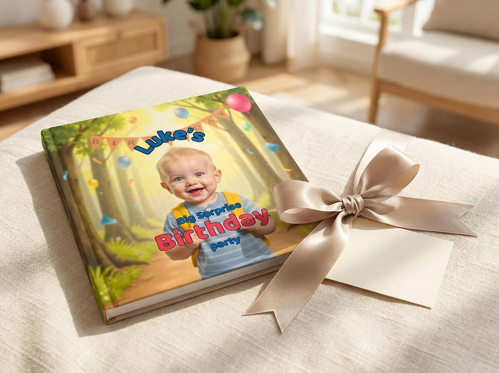 Personlised birthday book