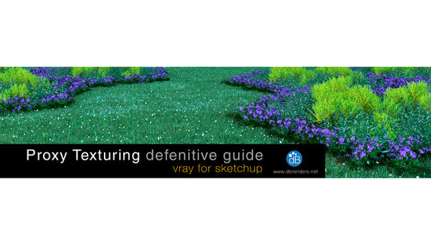 Proxy texturing vray for sketchup