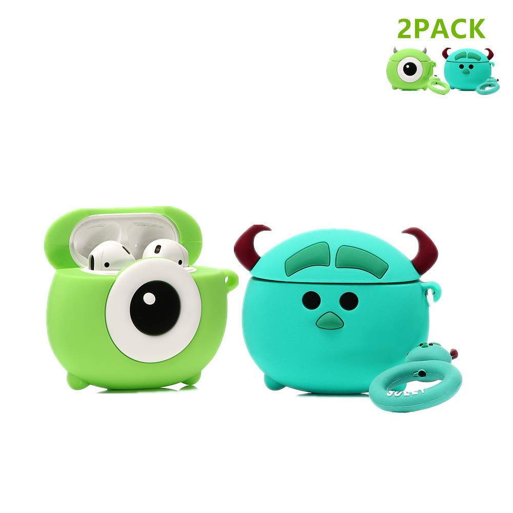 ZAHIUS Airpods Silicone Case Cool Cover Compatible for Apple Airpods 1&2 [Cartoo