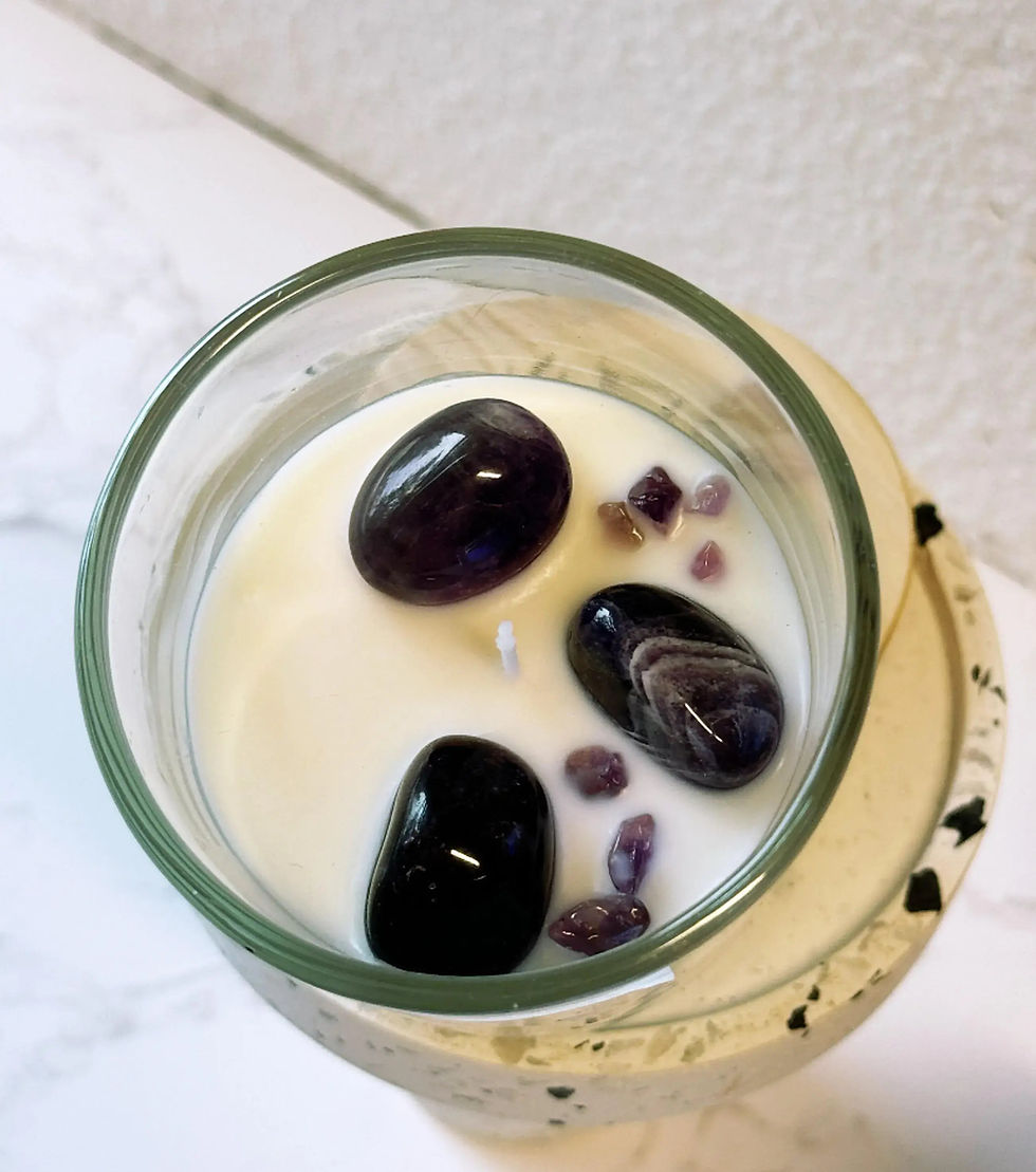 Thumbnail: Energy Crystals •Handmade Scented Candle • Positive Energy