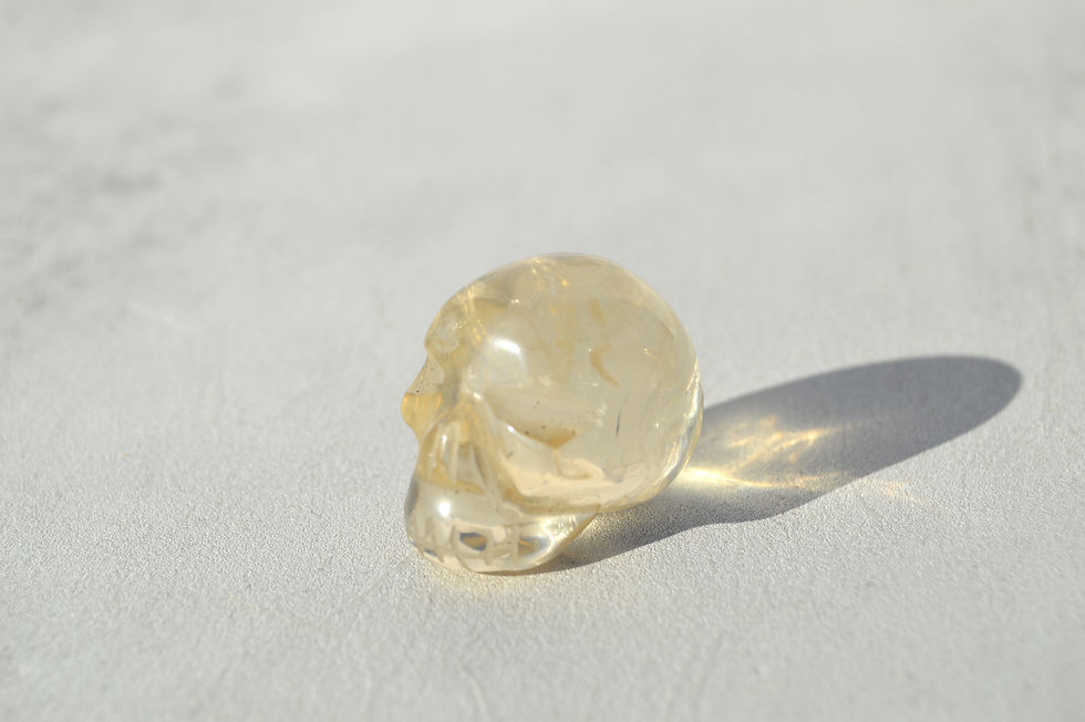 Thumbnail: Mini Citrine Skull