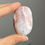 Thumbnail: Pink Amethyst x Flower Agate Palm Stone #C6