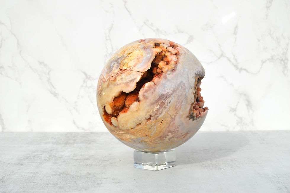 Thumbnail: Desert Vibe Pink Amethyst Sphere