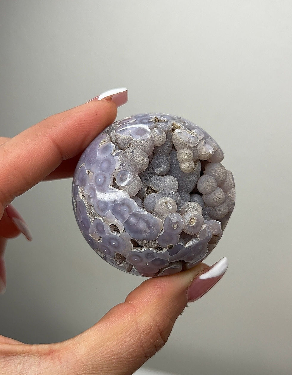 Thumbnail: Indonesian Grape Agate Sphere #1A