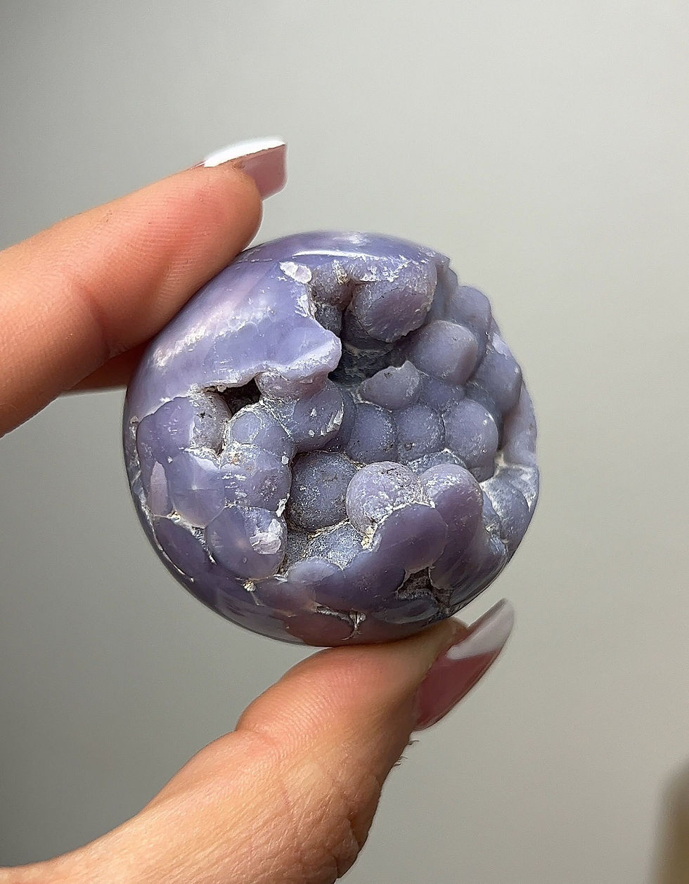 Thumbnail: Indonesian Grape Agate Sphere #2B