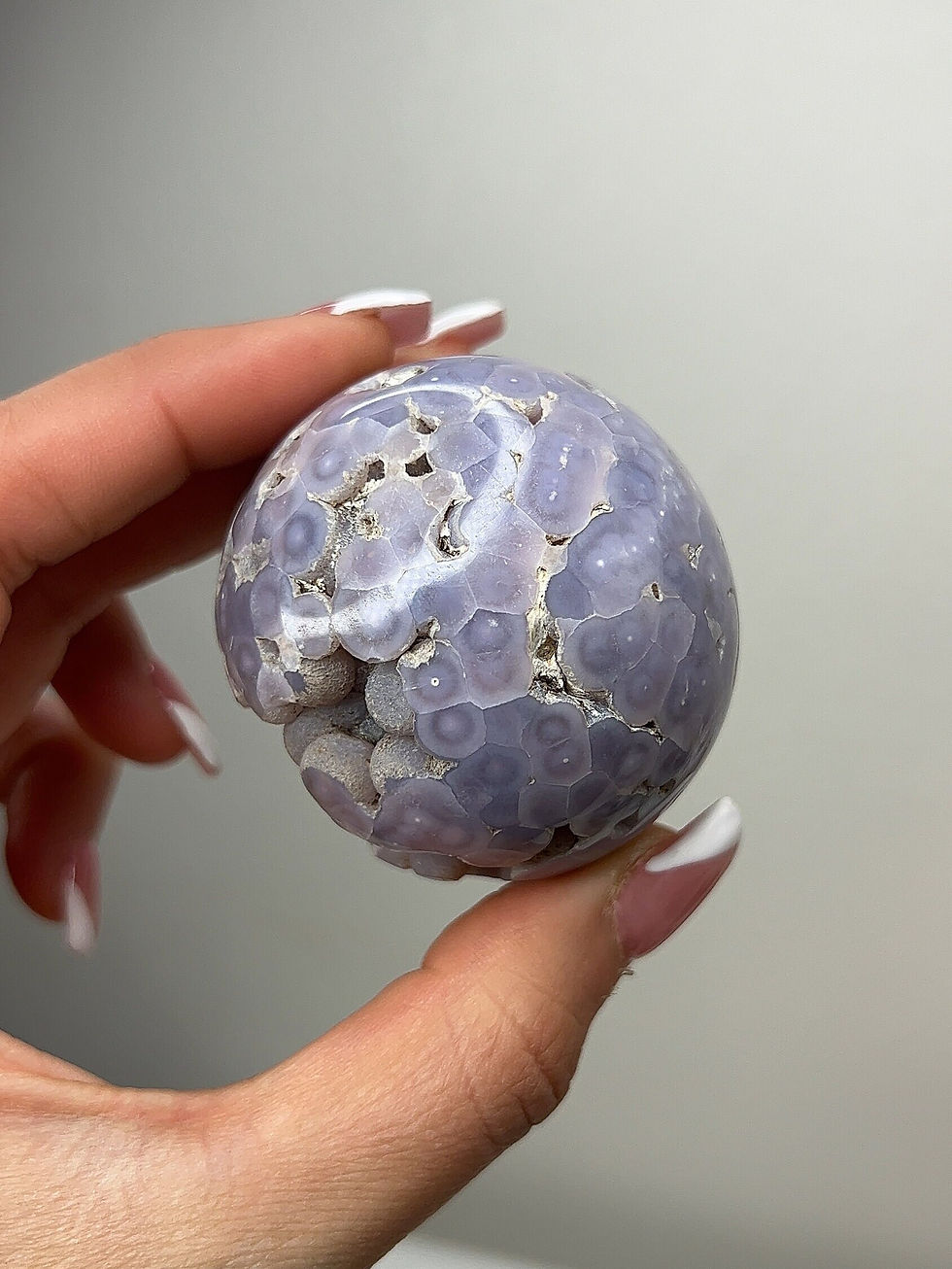 Thumbnail: Indonesian Grape Agate Sphere #1A