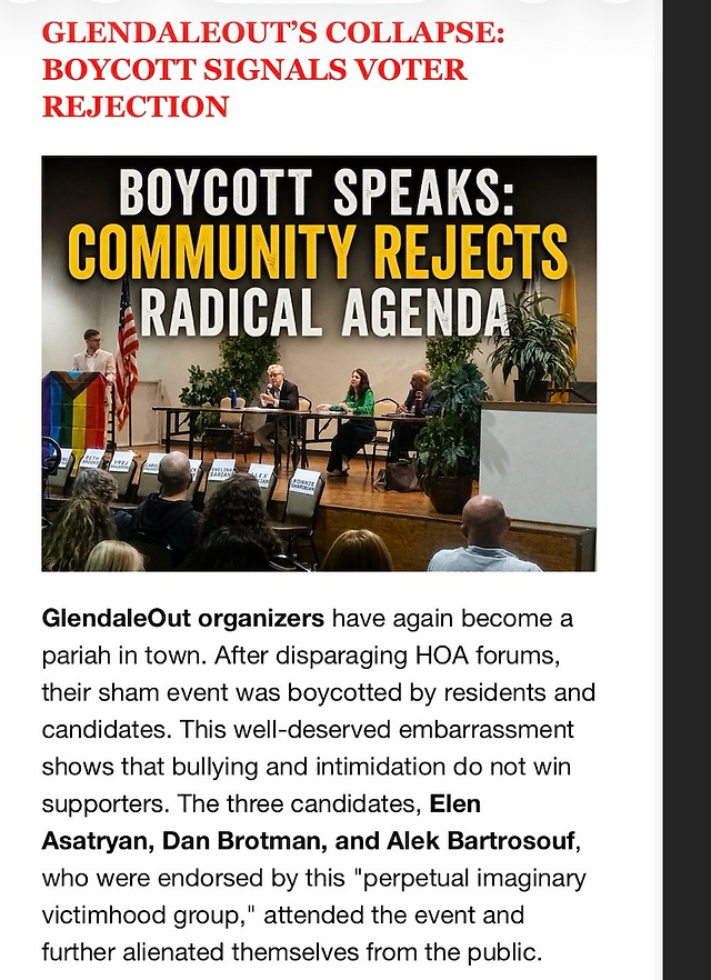 That's not what a boycott is.