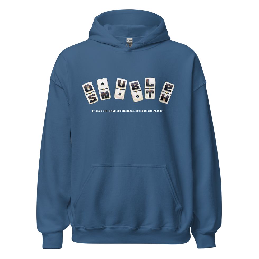 Thumbnail: Double Smooth Shifting Dominoes Unisex Hoodie