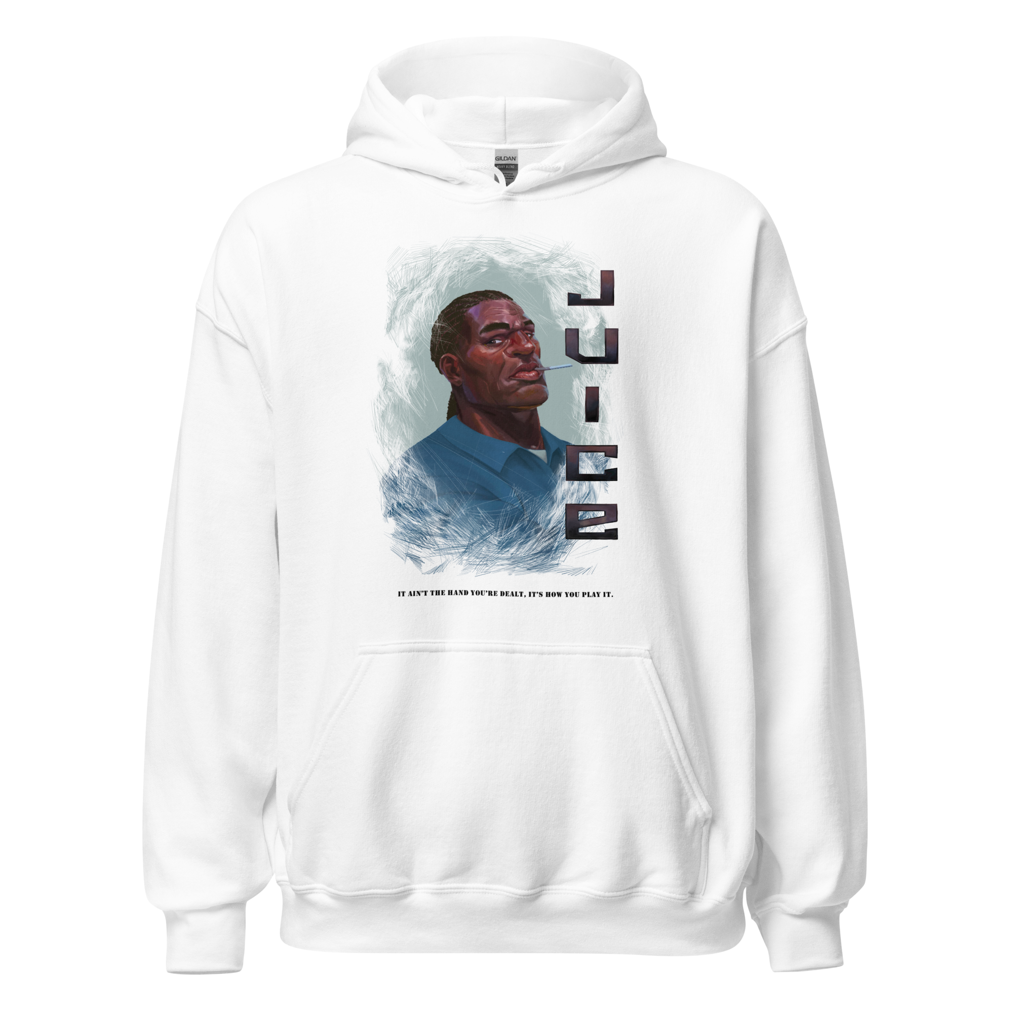 Double Smooth "Juice" BLK letters Unisex Hoodie