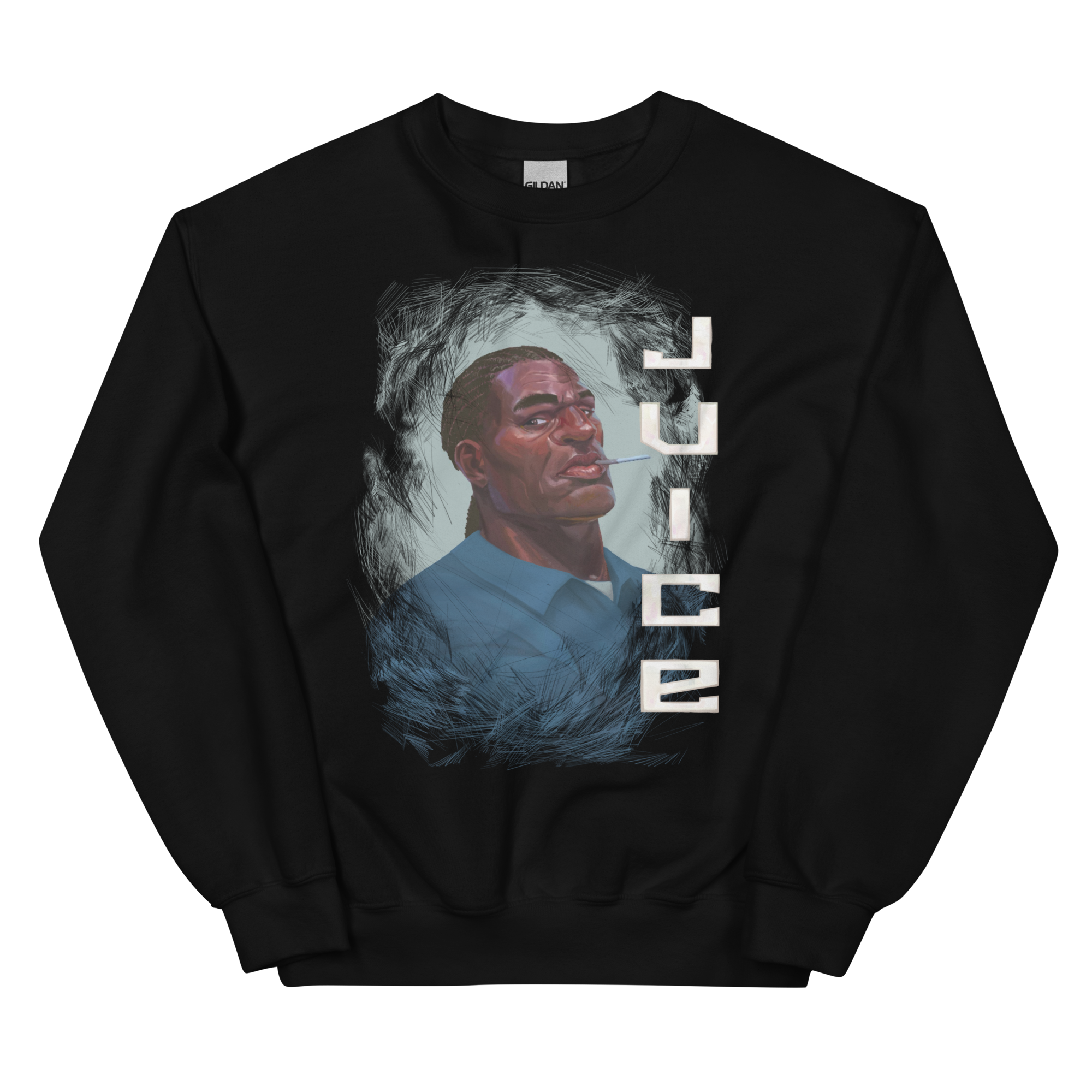 Double Smooth "Juice" WHT letters Unisex Sweatshirt