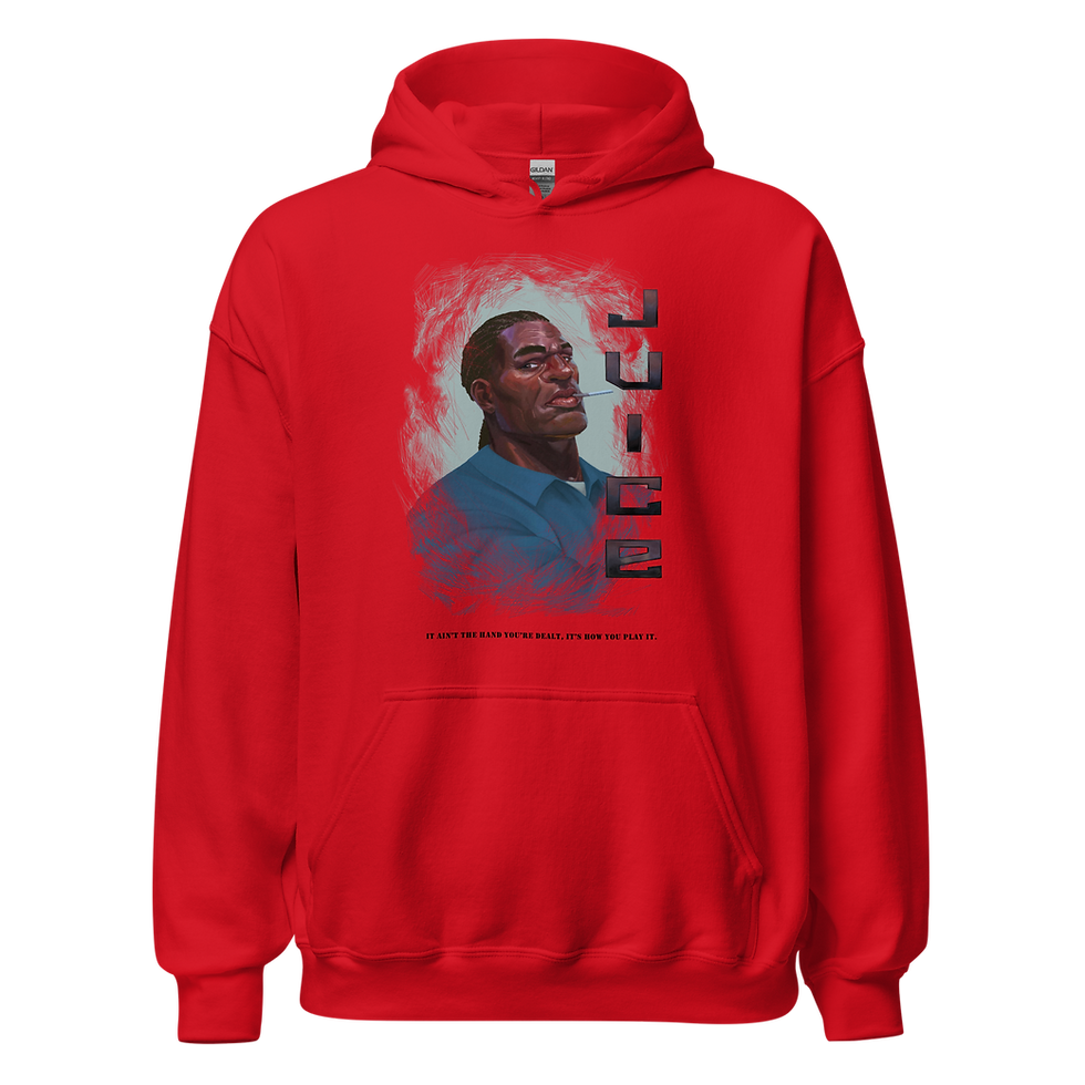 Thumbnail: Double Smooth "Juice" BLK letters Unisex Hoodie