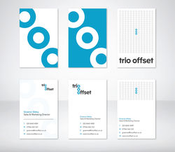 Trio Offset business cards