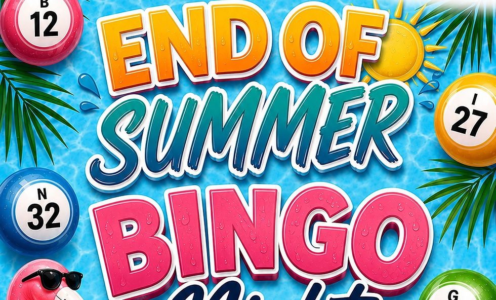 End of Summer Bingo