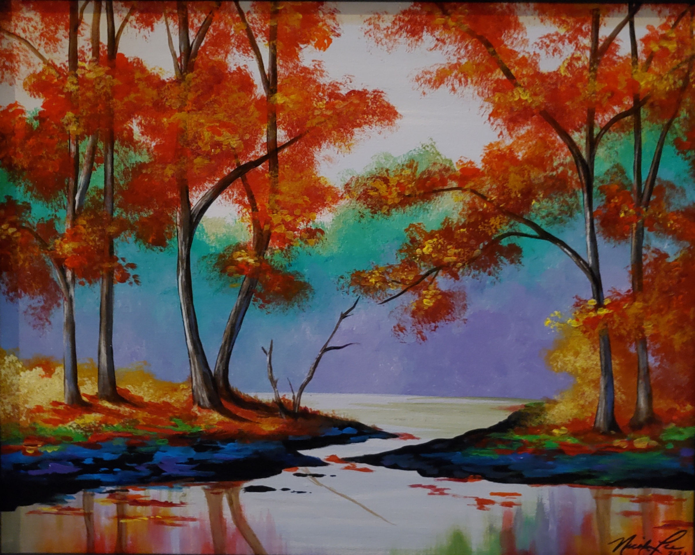 6 - ACRYLIC PAINTING: NATURAL ELEMENTS