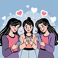 Social Media, Femine
