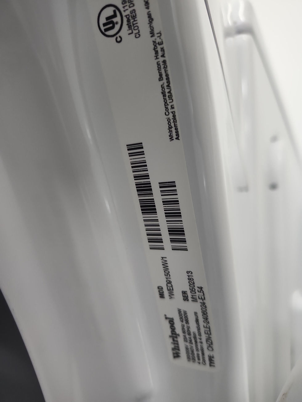 Thumbnail: Refurbished Whirlpool washer on pedestall