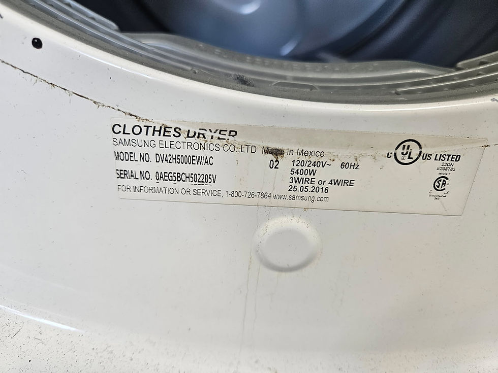 Thumbnail: Refurbished Samsung dryer