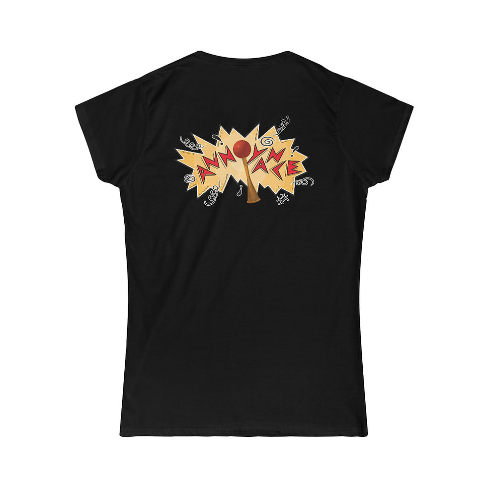 Thumbnail: Women's Annoyance Bar Sign - Softstyle Tee 