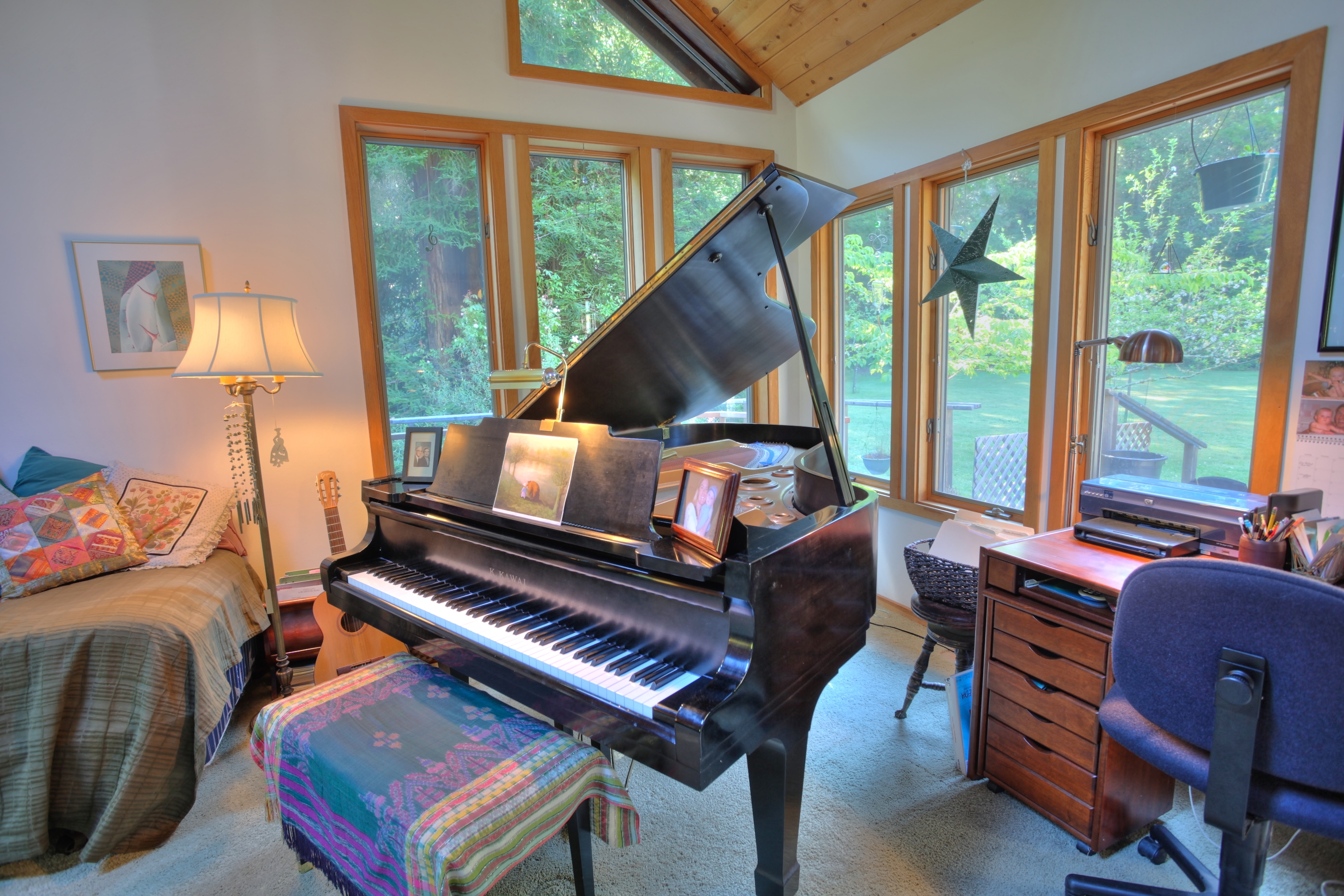 Grand Piano in living room