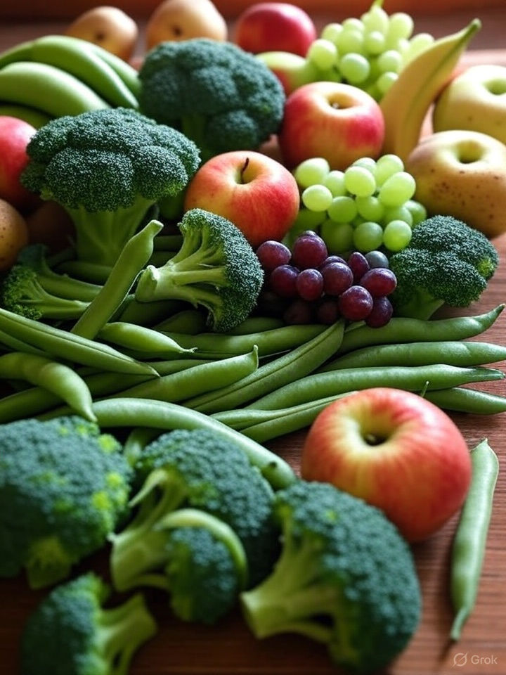Chromium is present in broccoli, green beans, potatoes, apples, bananas, and grapes.