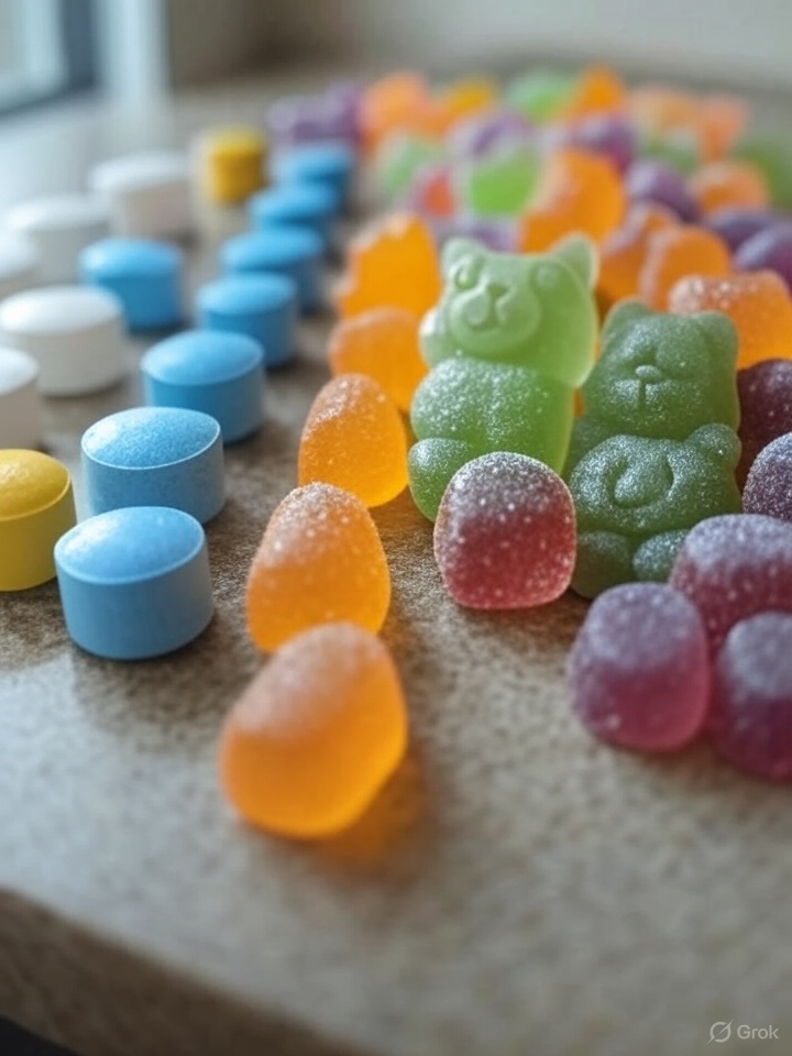 🍬 Chewable Tablets vs. Gummies: Why Chewables Might Be Your Better Supplement Choice