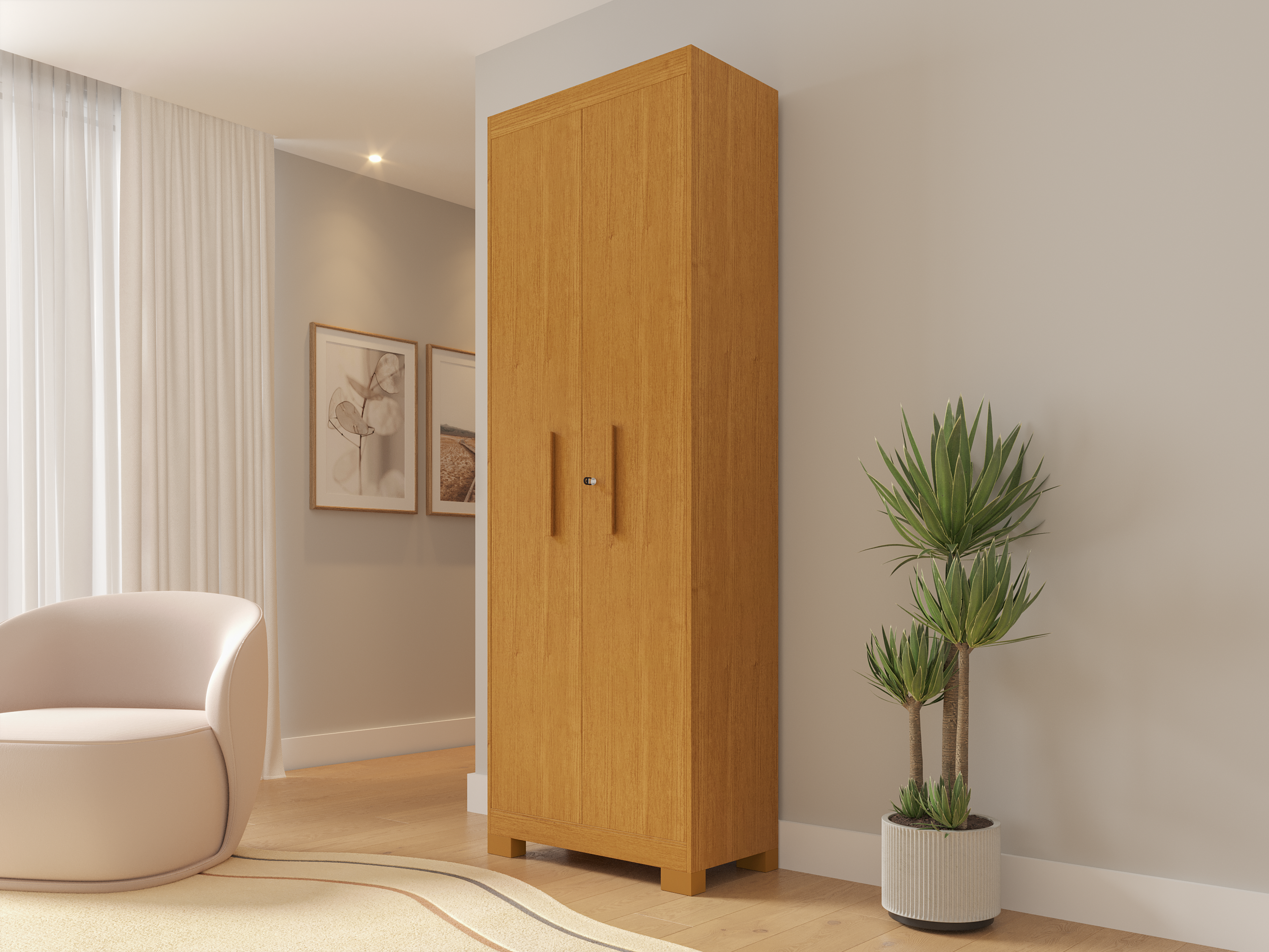 Multiuso Íris 2 portas, 100% MDF - ACP Moveis