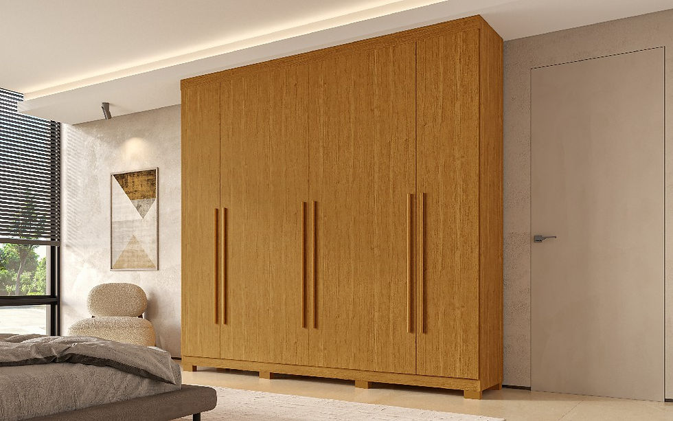 Miniatura: Guarda Roupa Núbia 6 portas sem espelho, 100% MDF - ACP Moveis