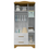 Miniatura: Roupeiro Clara 3 Portas Lisa, 100% MDF - Peroba