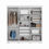 Miniatura: Guarda Roupa 6 Portas 3 Gavetas Agata MDP - ACP