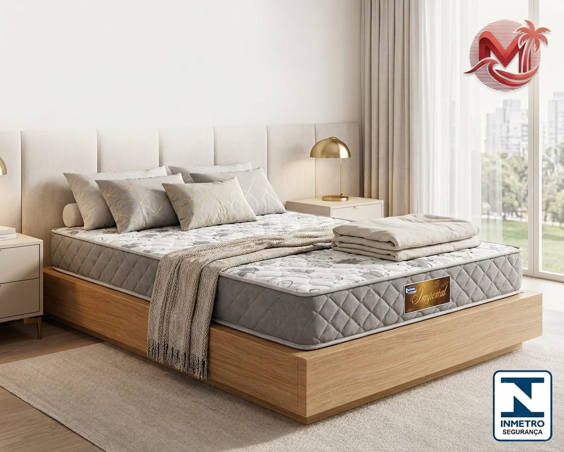 Colchão Casal D33 Imperial 138x188x22 - Bonaflex