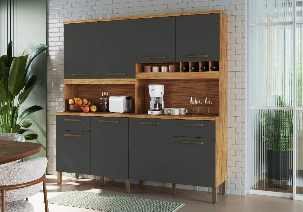 Armario de Cozinha Cabernet Prime, 100% MDF - Ronipa