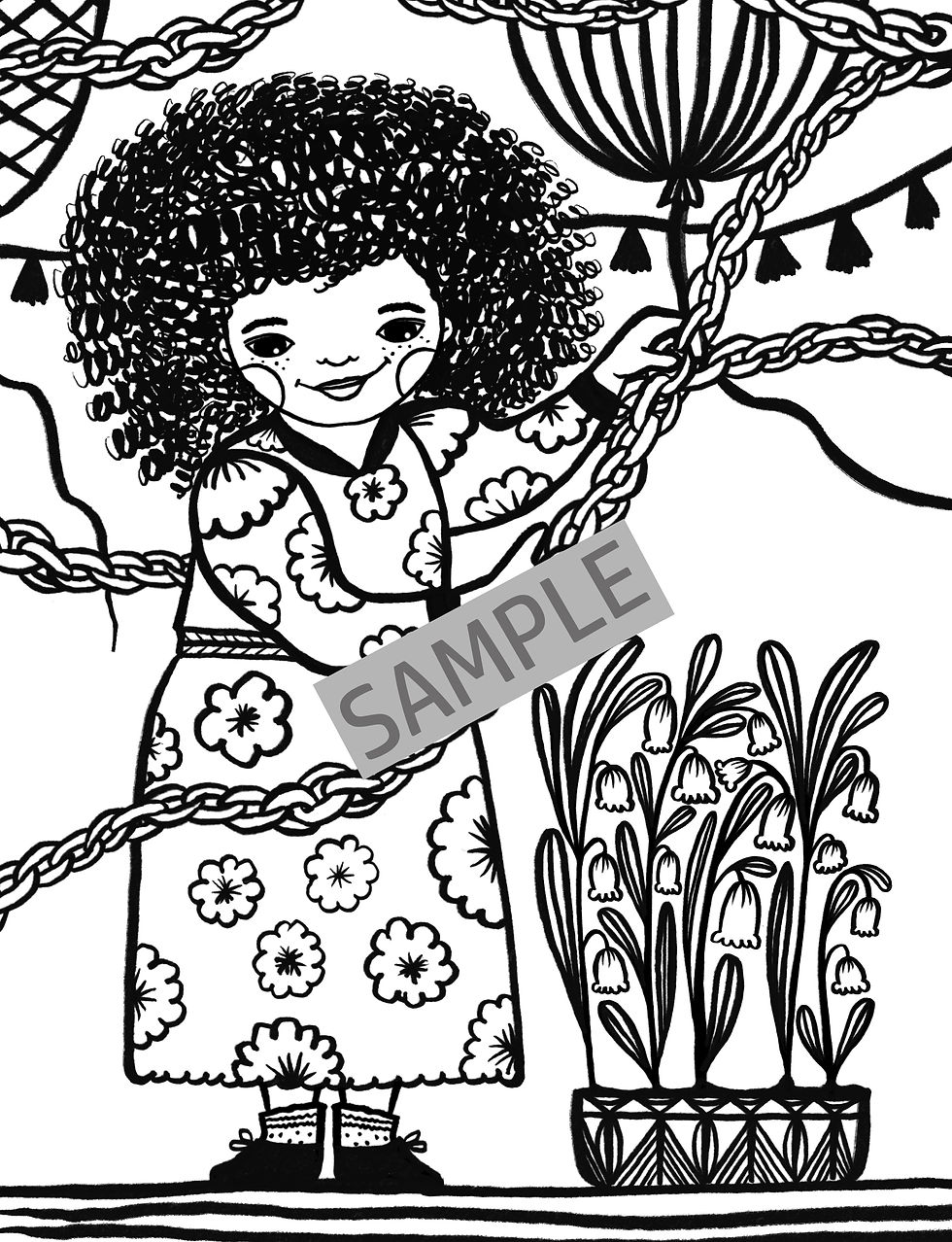Thumbnail: Children showing Kindness, Love, Service, Community - 30 pages digital download