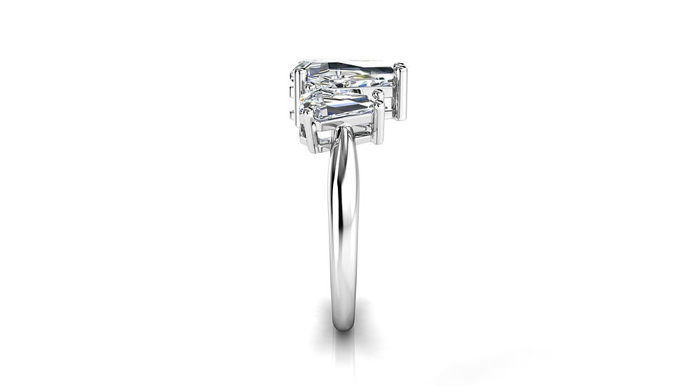 Thumbnail: 2ct Past Present Future Ring